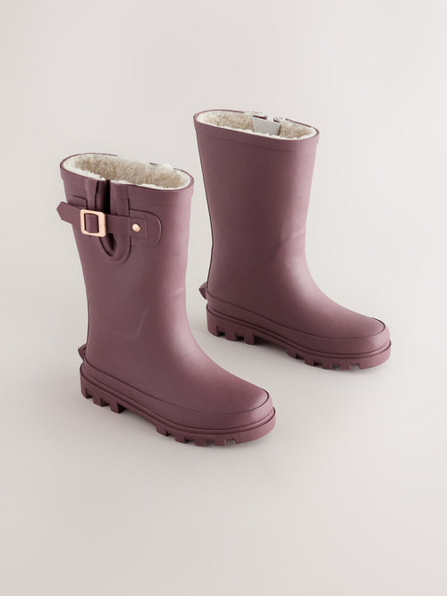 Burgundy Red Standard Fit (F) Buckle Wellies