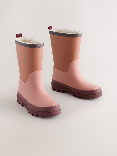 Muted Colour Block Standard Fit (F) Wellies
