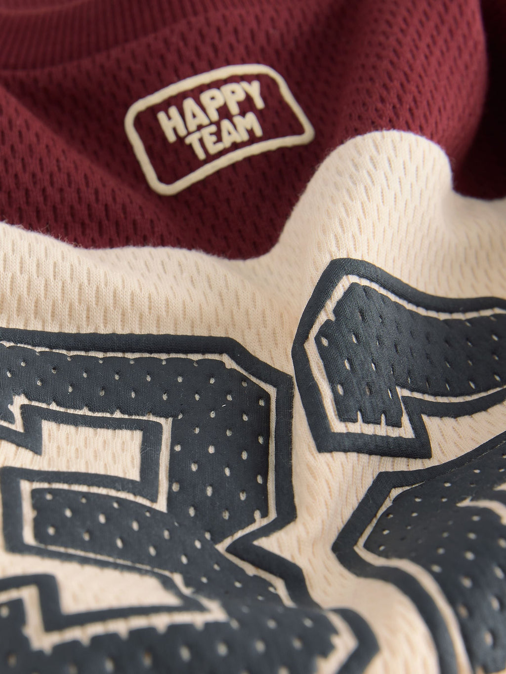 Berry/Ecru Varsity Top and Joggers Set (3mths-7yrs)
