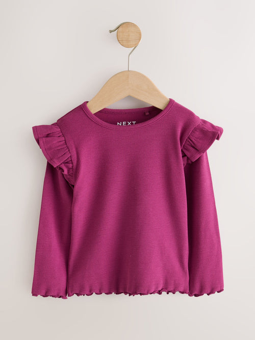 Berry Autumn Fairies Long Sleeve Ribbed Tops 5 Pack (3mths-7yrs)