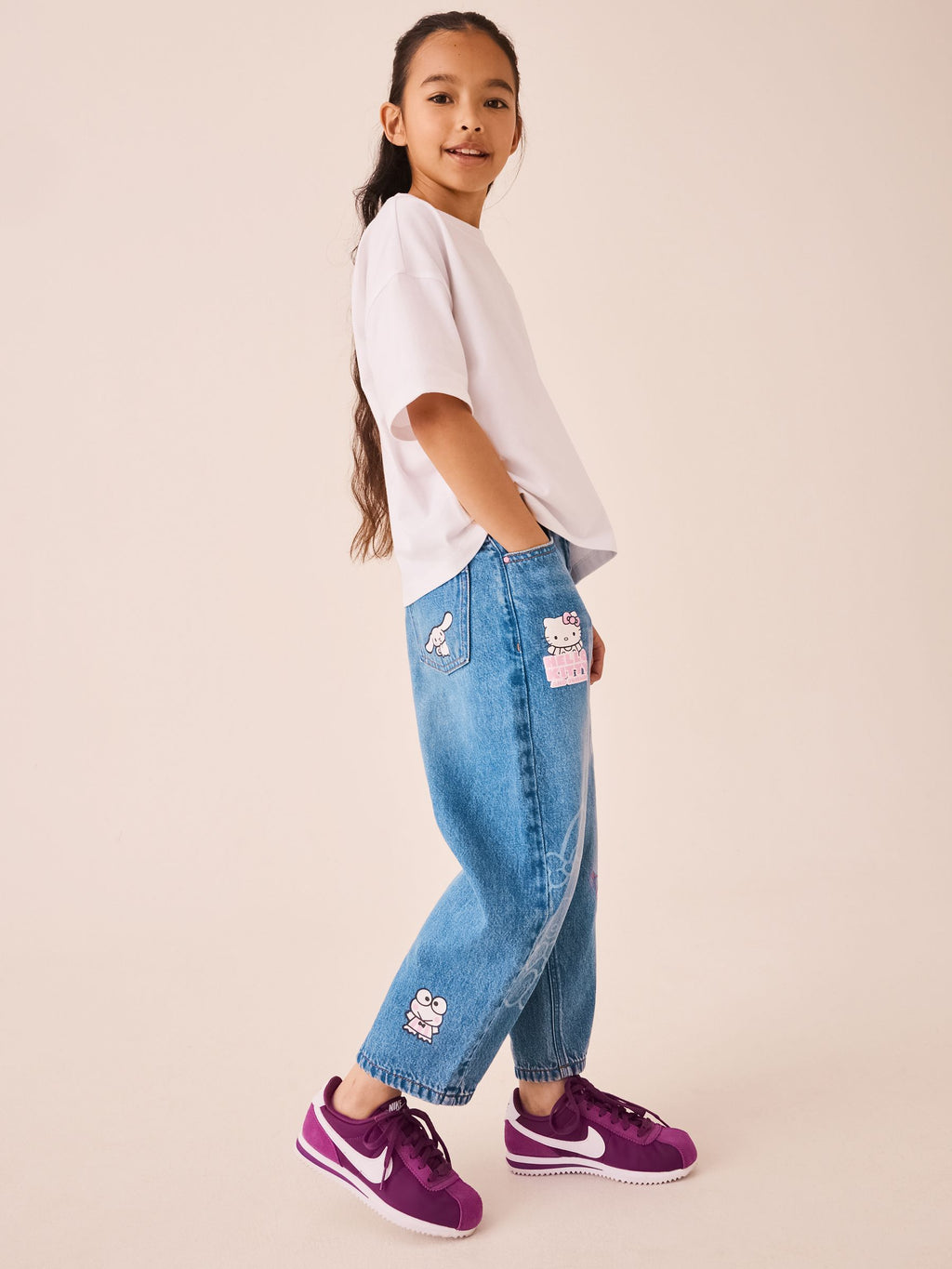 Hello Kitty Barrel Jeans (3-16yrs)