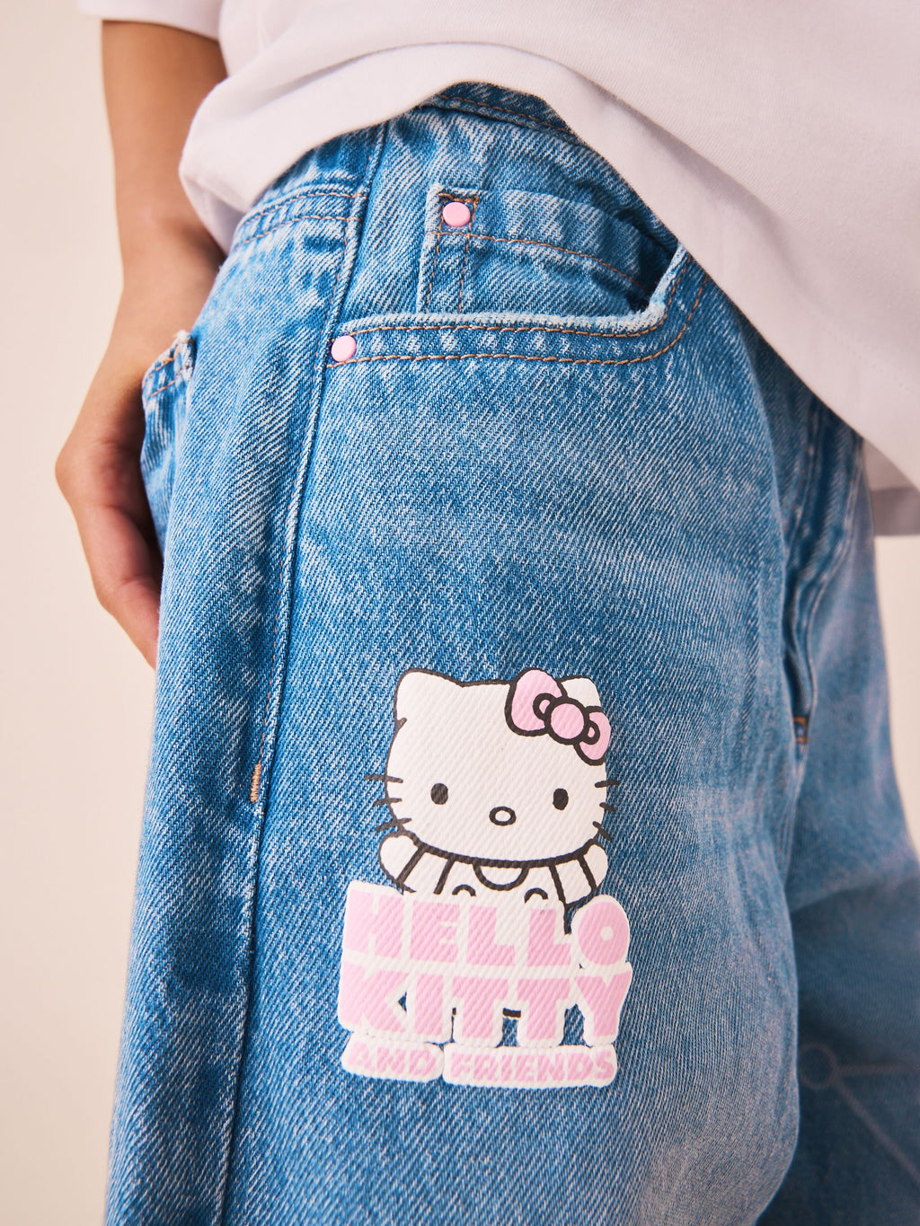 Hello Kitty Barrel Jeans (3-16yrs)