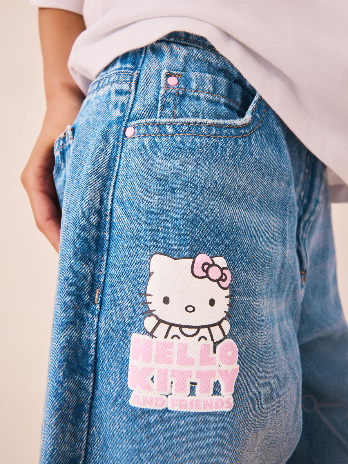 Hello Kitty Barrel Jeans (3-16yrs)
