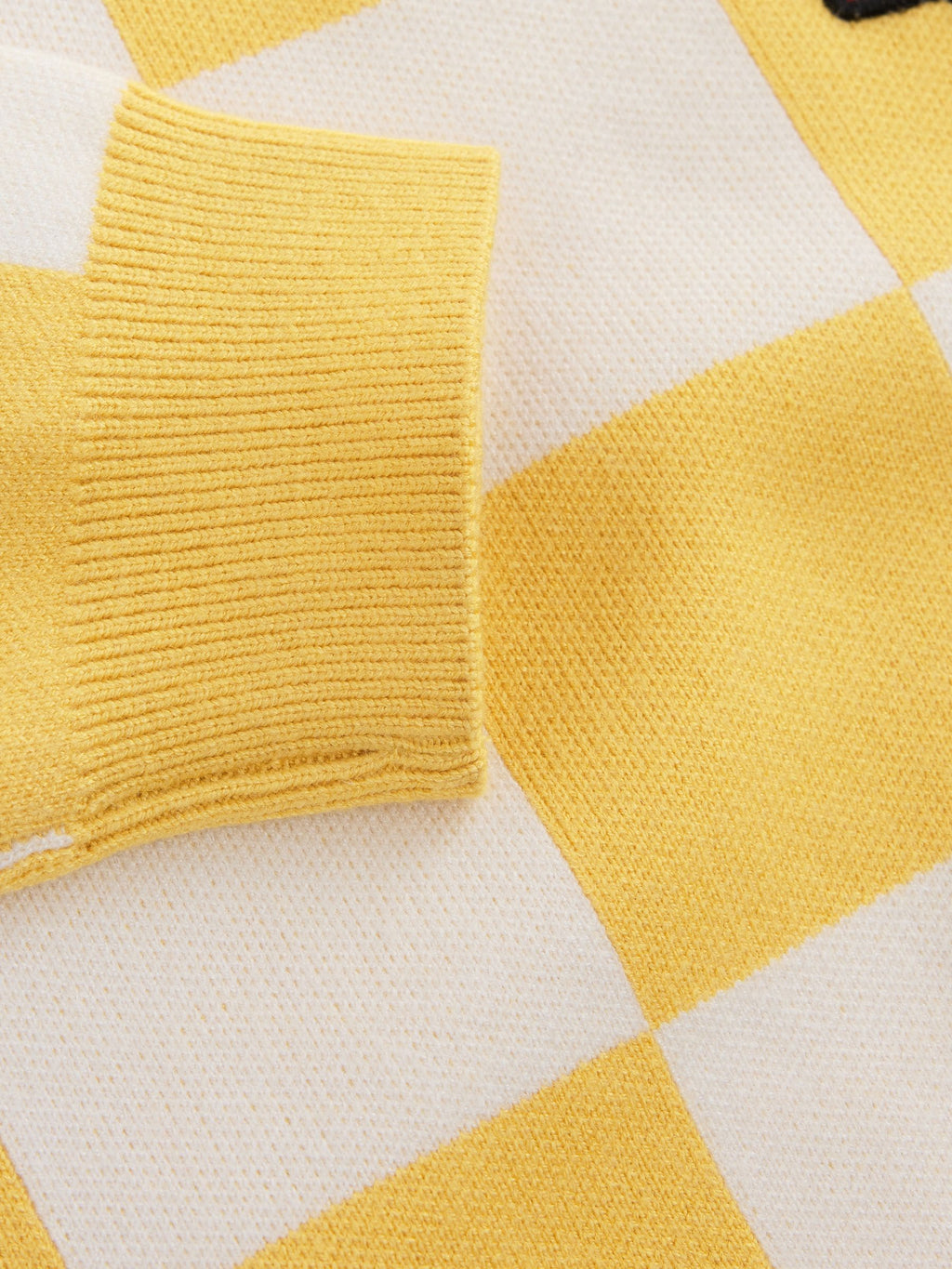 Yellow Popcorn Knitted Crew Neck Jumper (3mths-7yrs)