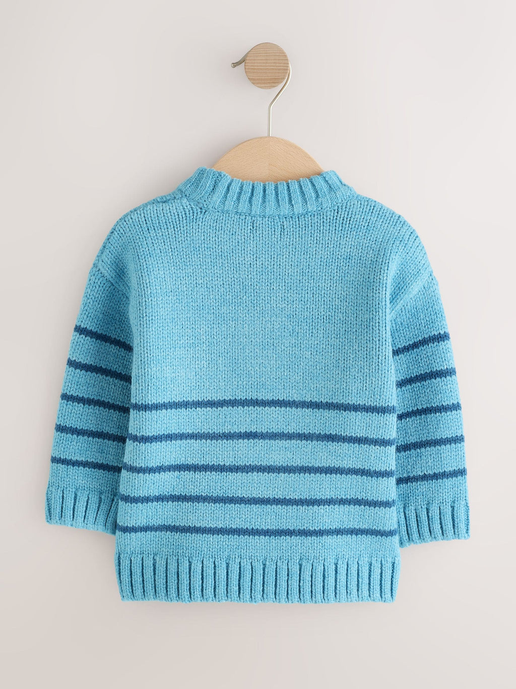 Blue Dogs Character Knitted Crew Neck Jumper (3mths-7yrs)