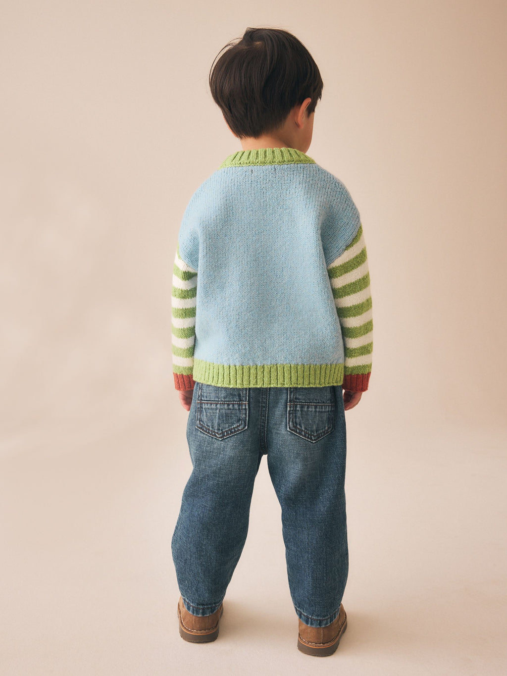 Multi Bright Cow Character Knitted Crew Neck Jumper (3mths-7yrs)