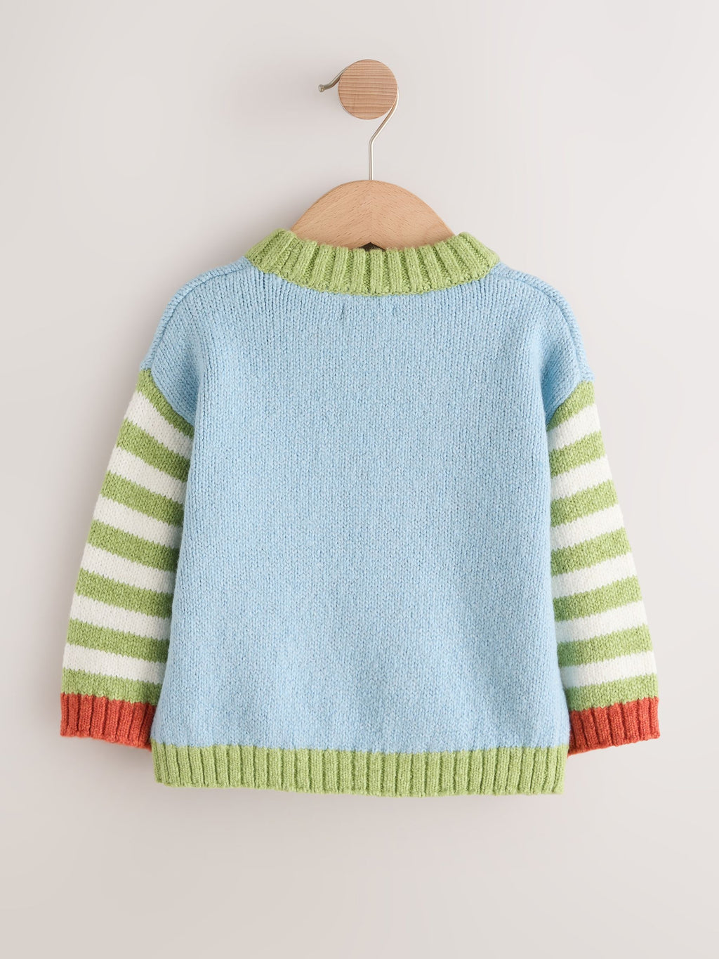 Multi Bright Cow Character Knitted Crew Neck Jumper (3mths-7yrs)