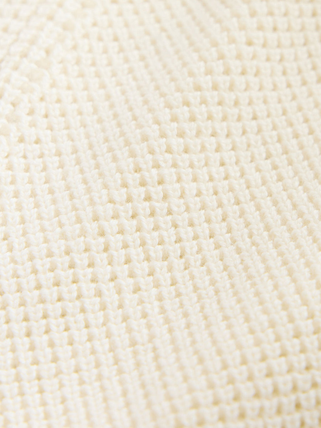 Ecru Textured Zip Up Knitted Bomber Cardigan (3mths-7yrs)