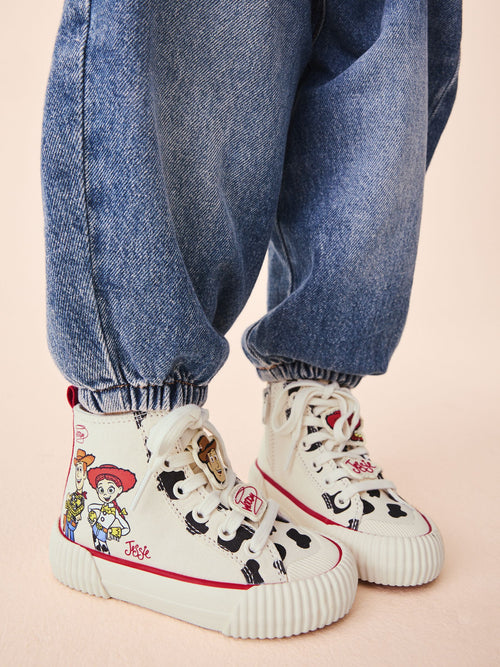 Cream Toy Story High Top Trainers