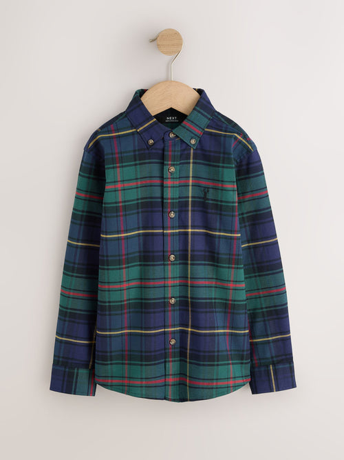 Green Check Oxford Shirt (3-16yrs)