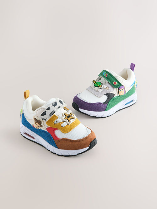 Neutral Standard Fit (F) Toy Story Touch Fastening & Elastic Lace Trainers