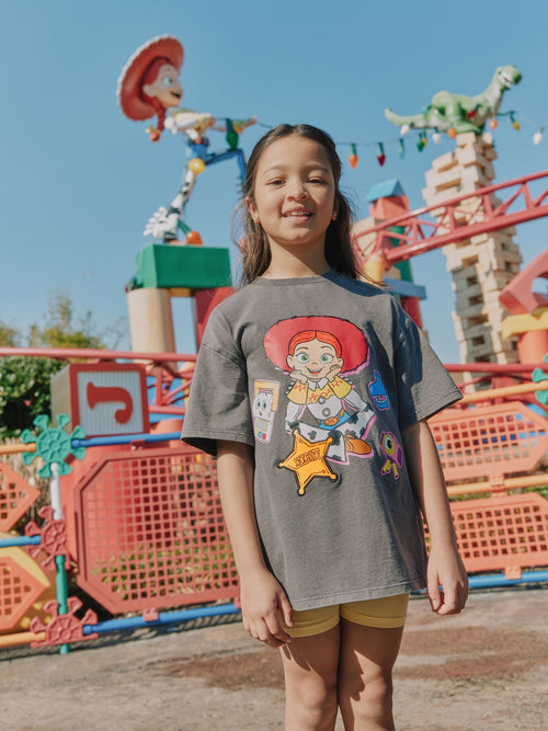Grey Jessie Oversized Toy Story Graphic T-Shirt (3-16yrs)