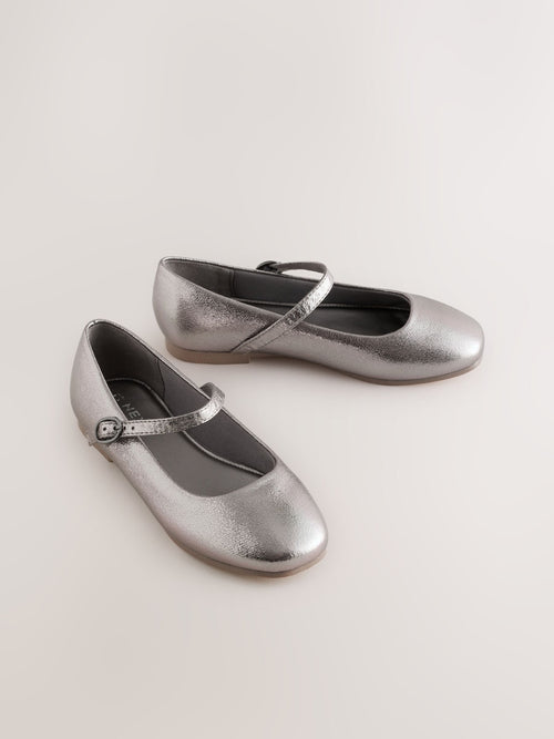Pewter Standard Fit (F) Mary Jane Shoes