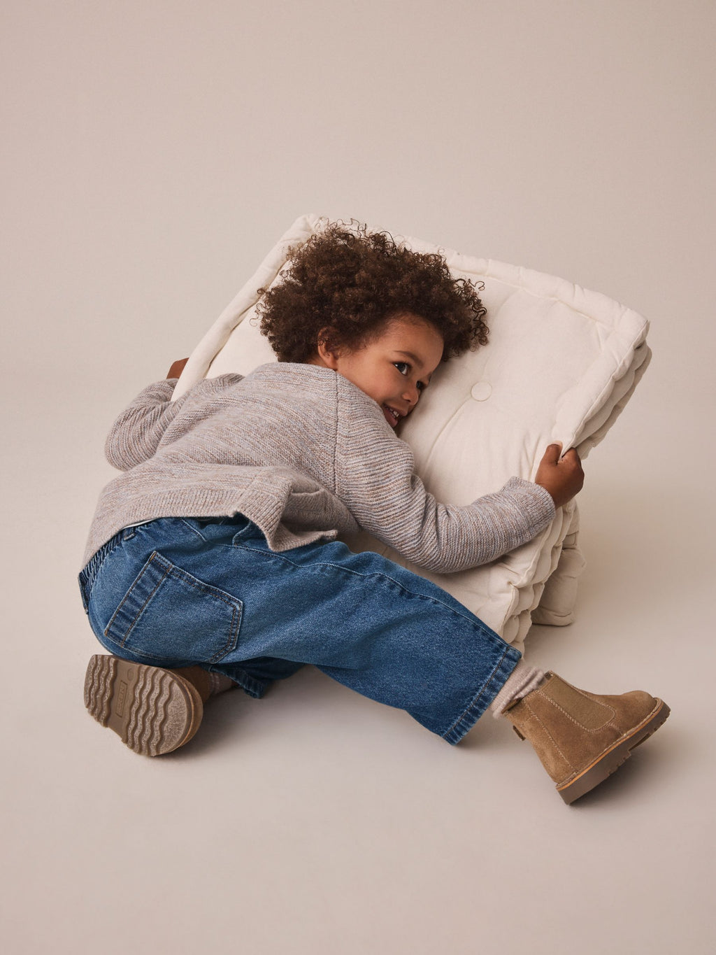 Neutral Twist Zip Up Bomber Cardigan (3mths-7yrs)
