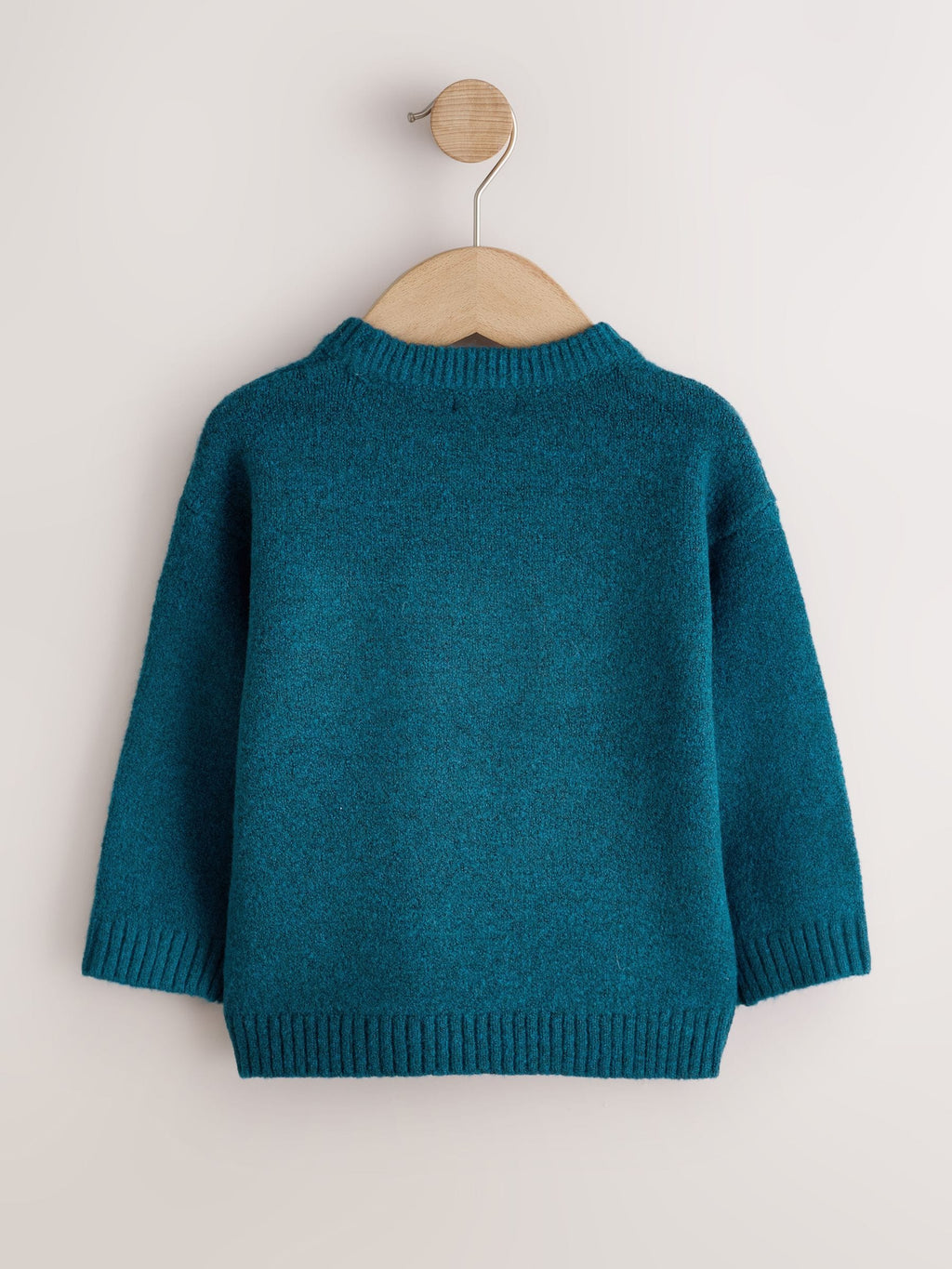 Teal Blue Tokyo Knitted Crew Neck Jumper (3mths-7yrs)