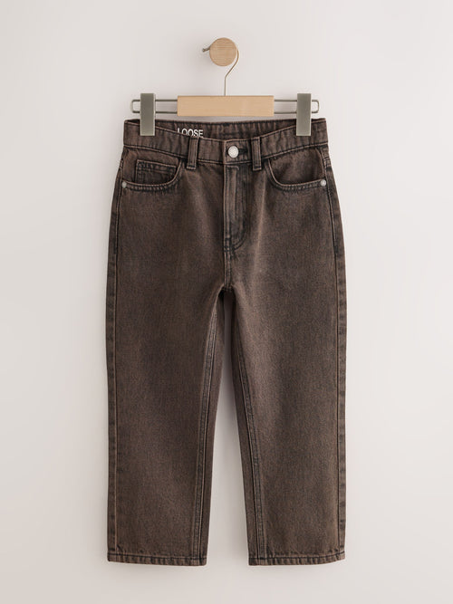 Brown Loose Fit Authentic Jeans (3-16yrs)
