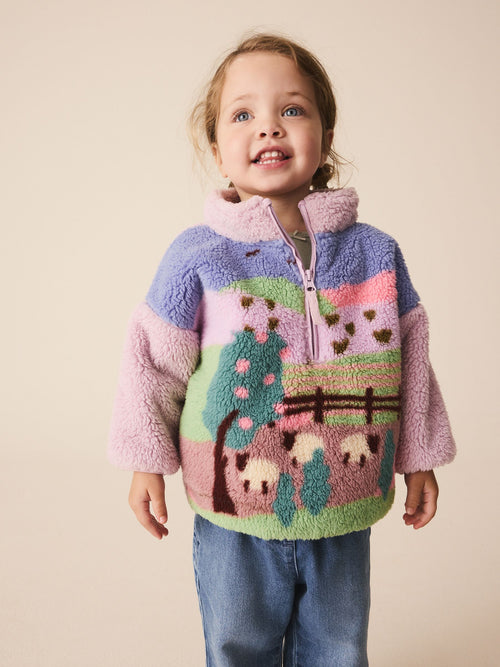 Blue Farm Half Zip Fleece (3mths-7yrs)