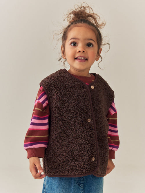 Brown Borg Gilet (3mths-7yrs)