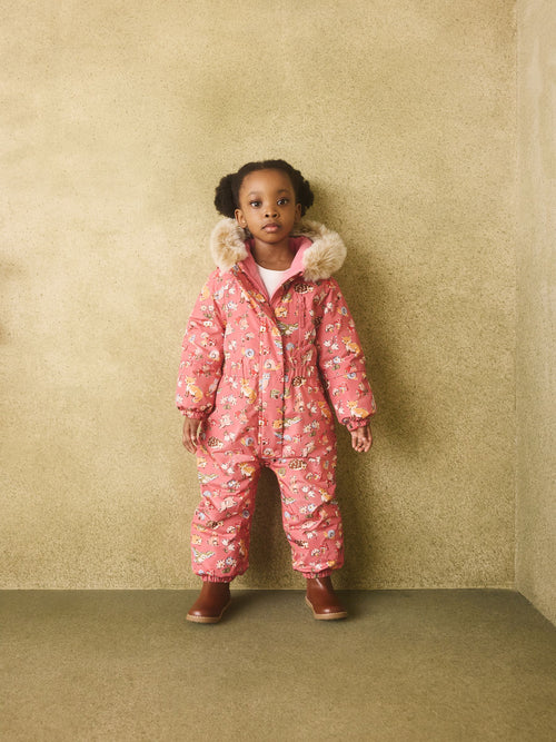 Pink Woodland Characters Cath Kidston Waterproof Snowsuit (3mths-7yrs)