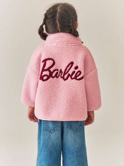 Pink Barbie Half Zip Fleece (3mths-7yrs)