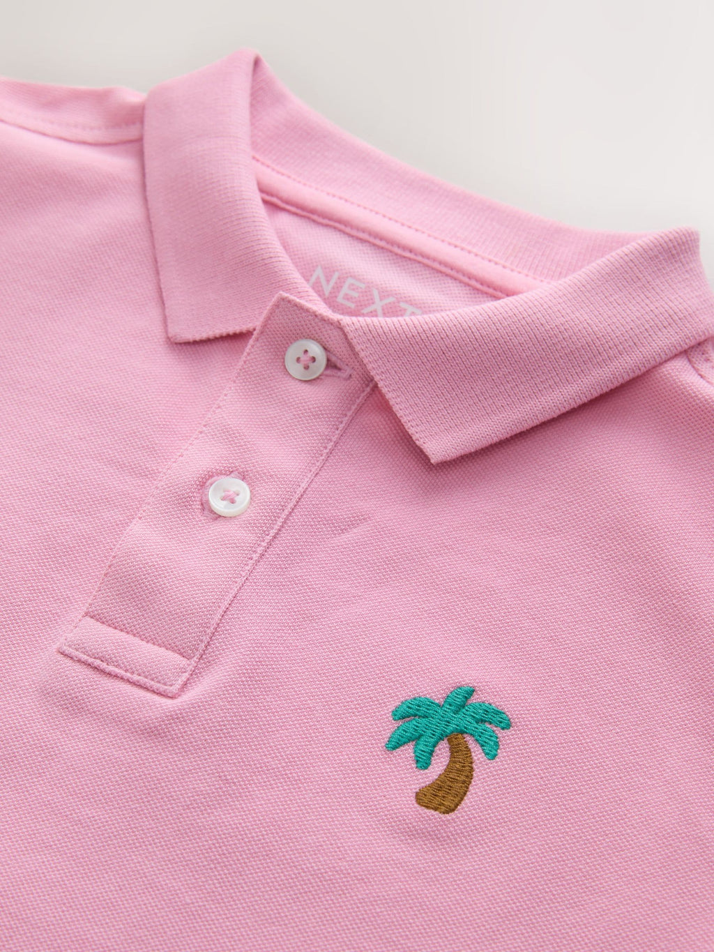 Pink Sign Off Short Sleeve Polo Shirt (3-16yrs)