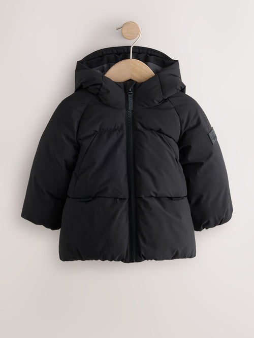 Black Padded Coat (6mths-7yrs)