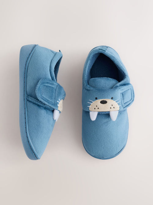 Blue Walrus Touch Fastening Cupsole Slippers