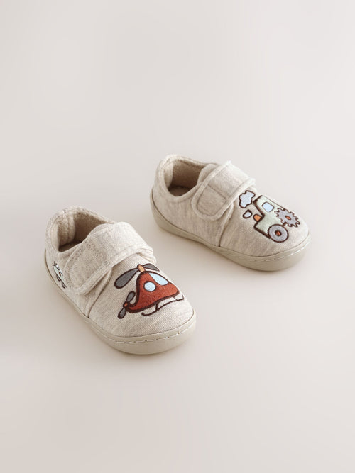 Neutral Transport Touch Fastening Cupsole Slippers