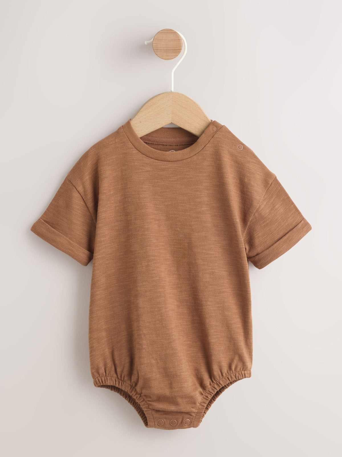 Rust Brown Stripe Twill Dungaree and Bodysuit Baby Set (0mths-2yrs)