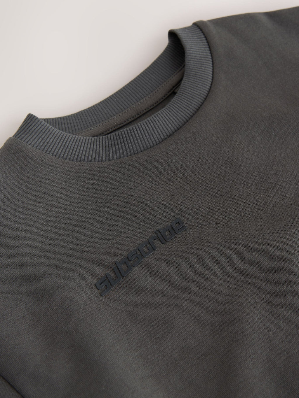 Charcoal Grey Graphic Heavyweight Short Sleeve T-Shirt (3-16yrs)