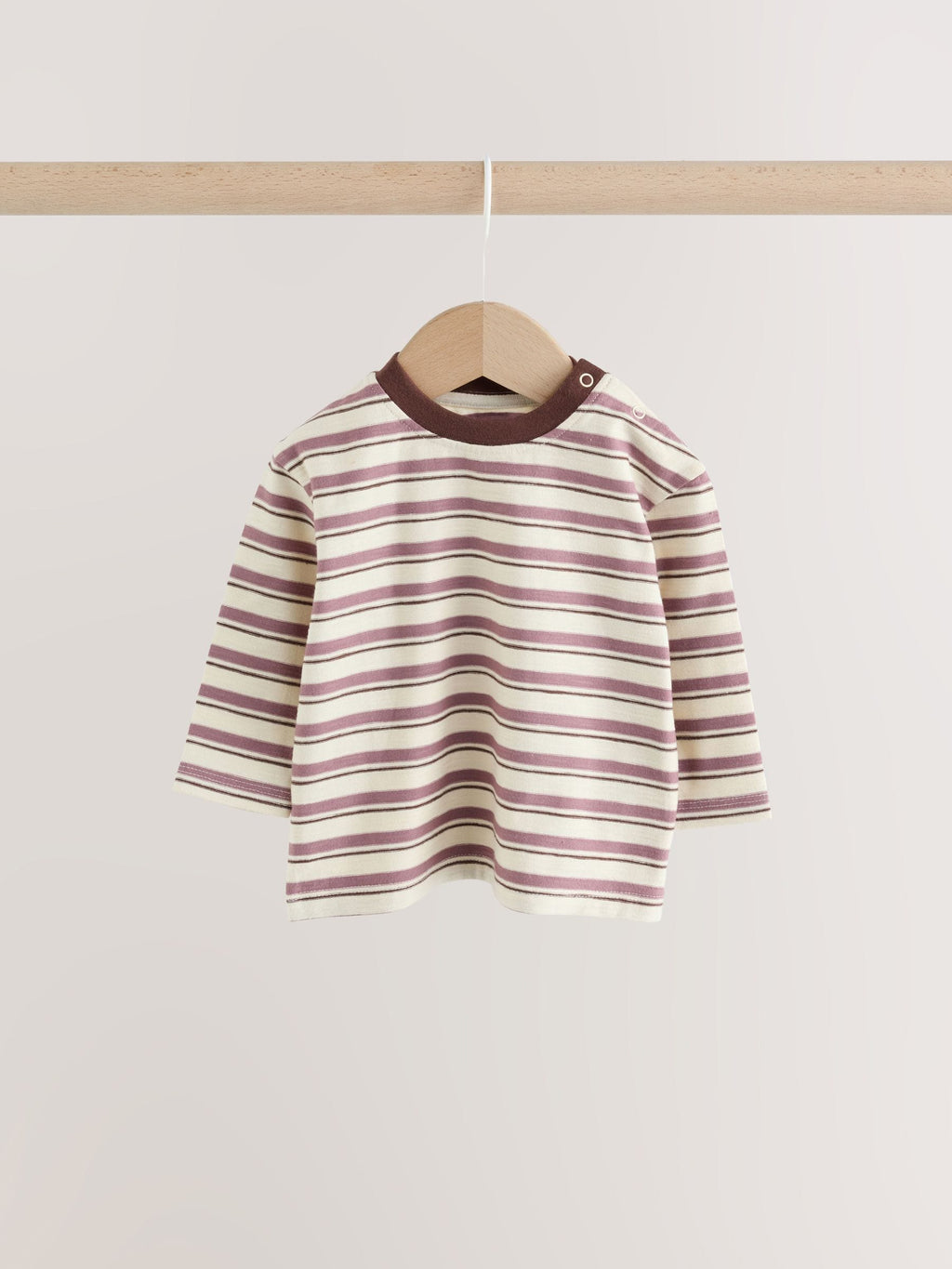 Blue/Green Stripe Baby Long Sleeve T-Shirts 4 Pack (0mths-2yrs)