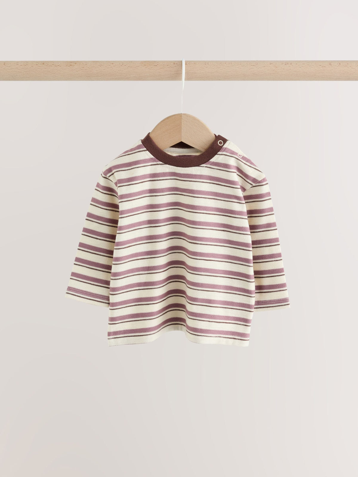 Blue/Green Stripe Baby Long Sleeve T-Shirts 4 Pack (0mths-2yrs)