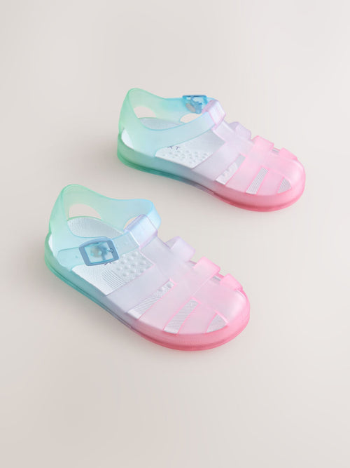 Pink/Blue Jelly Sandals
