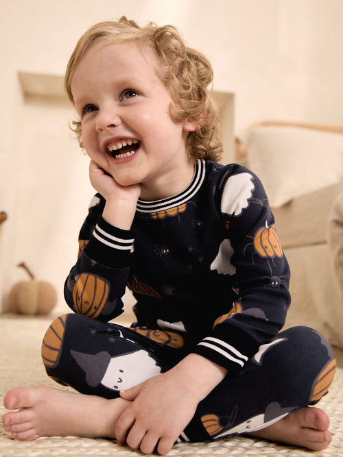 Black Ghost Halloween Pyjamas (9mths-12yrs)