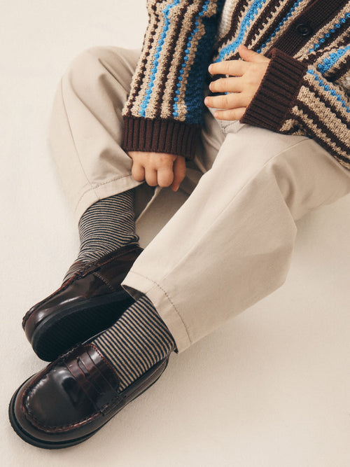 Burgundy Red Penny Loafers