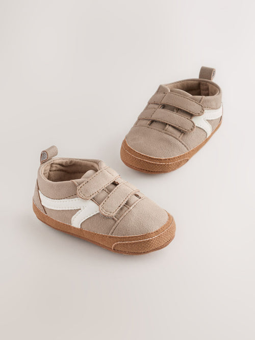 Neutral Touch Fastening Baby Trainers (0-2mths)