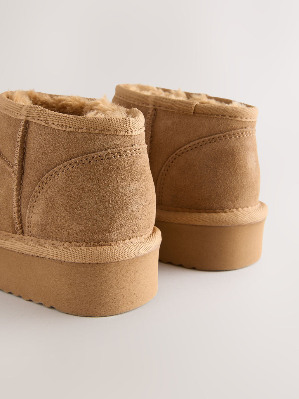 Tan Brown Standard Fit (F) Water Repellant Suede Pull On Boots