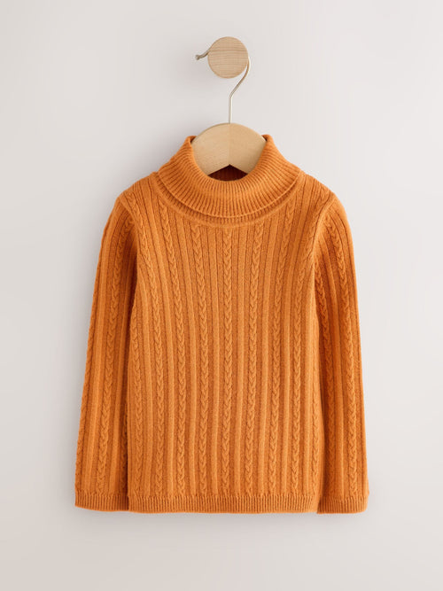 Pumpkin Roll Neck Jumper (3mths-10yrs)