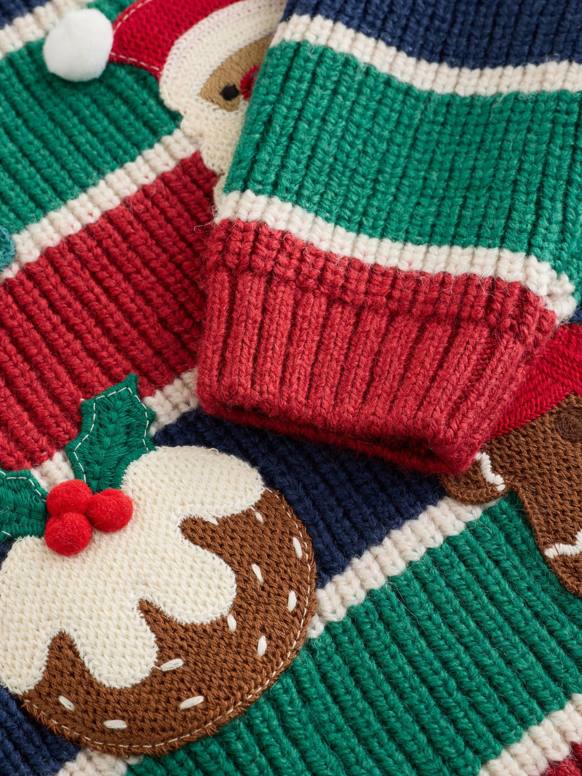 Multi Christmas Crew Neck Jumper (3mths-10yrs)
