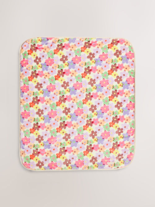 Floral Fleece Baby Blanket