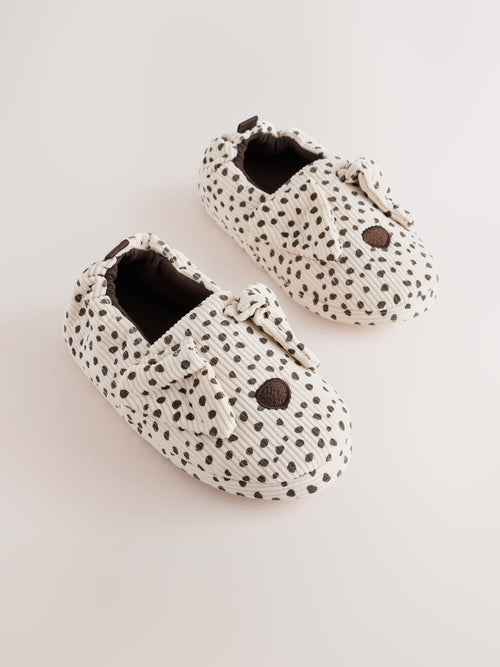 Neutral Dog Character Slippers