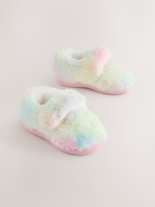 Multi Rainbow Cupsole Slippers