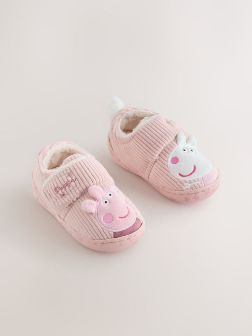 Pink Peppa Pig Cupsole Slippers