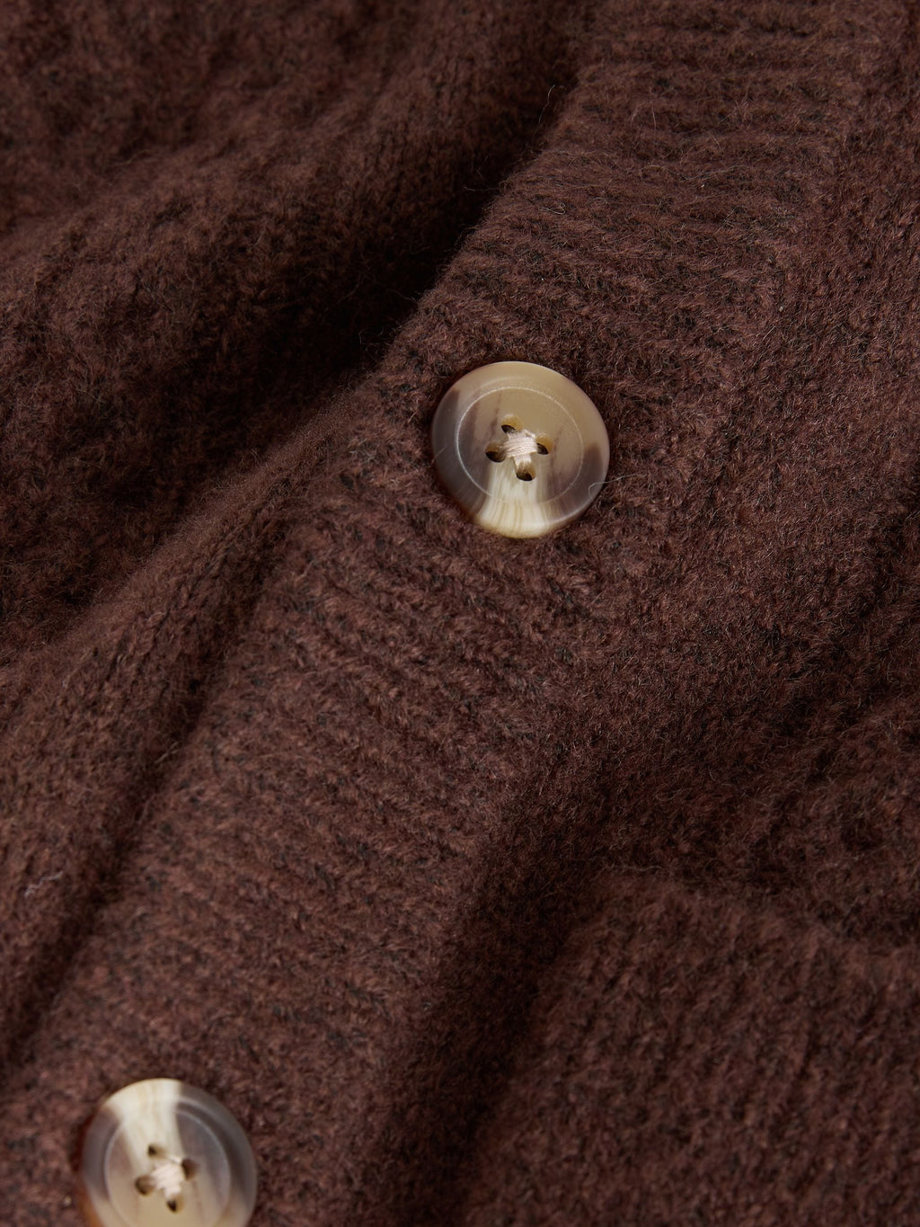 Brown Cable Knit Cardigan (3mths-7yrs)