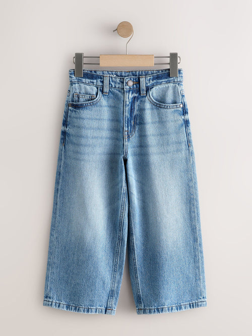 Mid Blue Denim Super-wide Fit Authentic Jeans (3-16yrs)