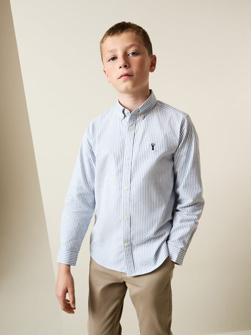Blue Stripe Oxford Shirt (3-16yrs)
