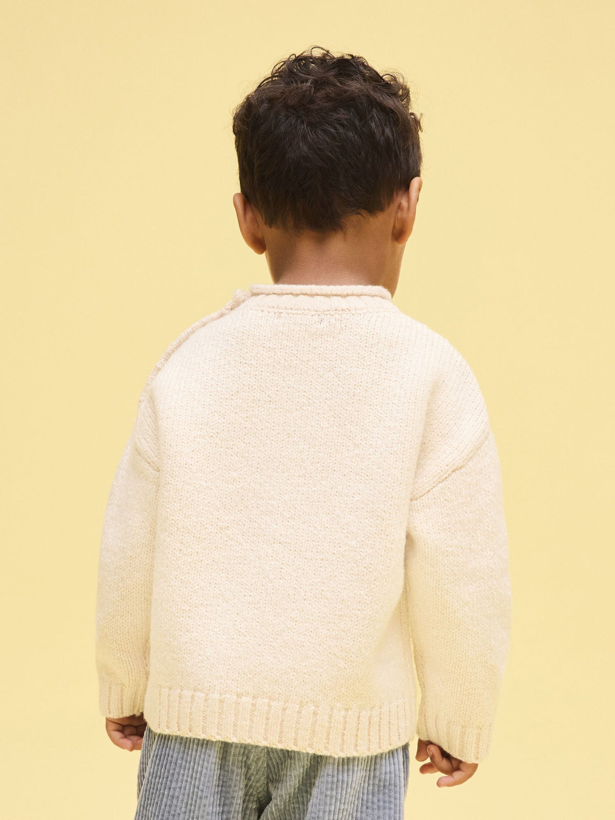 Cream Turtle Character Knitted Crew Neck Jumper (3mths-7yrs)