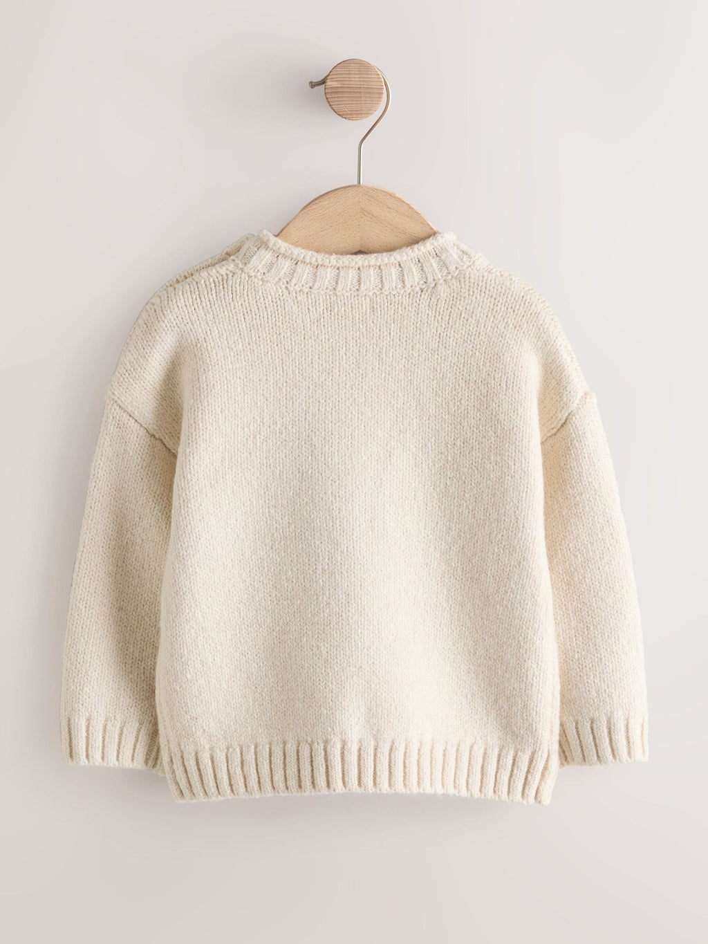 Cream Turtle Character Knitted Crew Neck Jumper (3mths-7yrs)