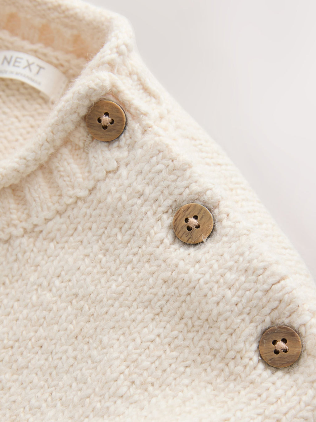 Cream Turtle Character Knitted Crew Neck Jumper (3mths-7yrs)