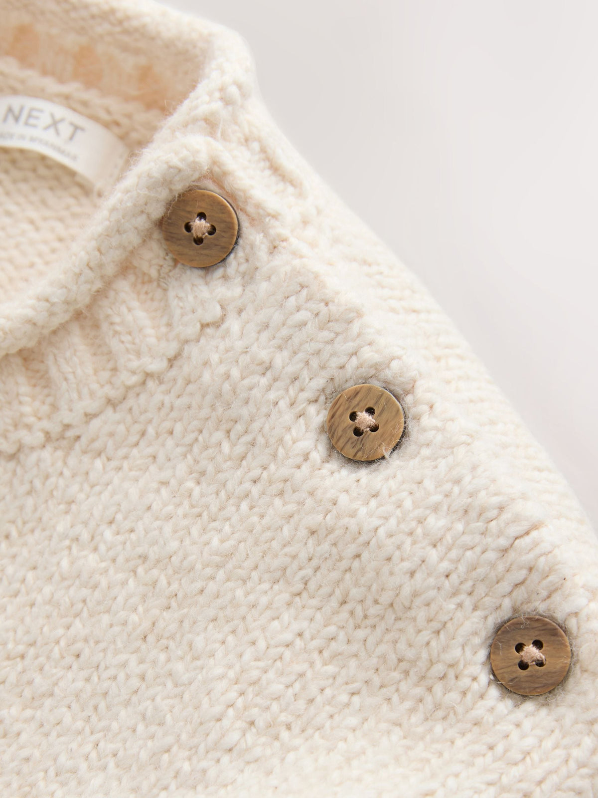 Cream Turtle Character Knitted Crew Neck Jumper (3mths-7yrs)
